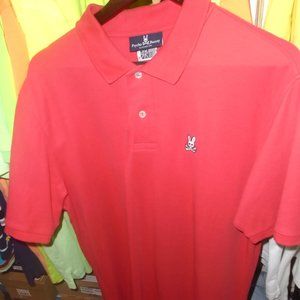 Psycho Bunny Men’s Classic Polo in Brilliant Red